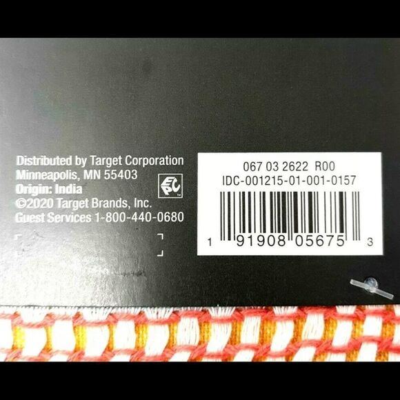 2 Set of Threshold Table Runner ‎ 14x72 in 100% Cotton Yellow Cloth Decorative - Picture 7 of 7